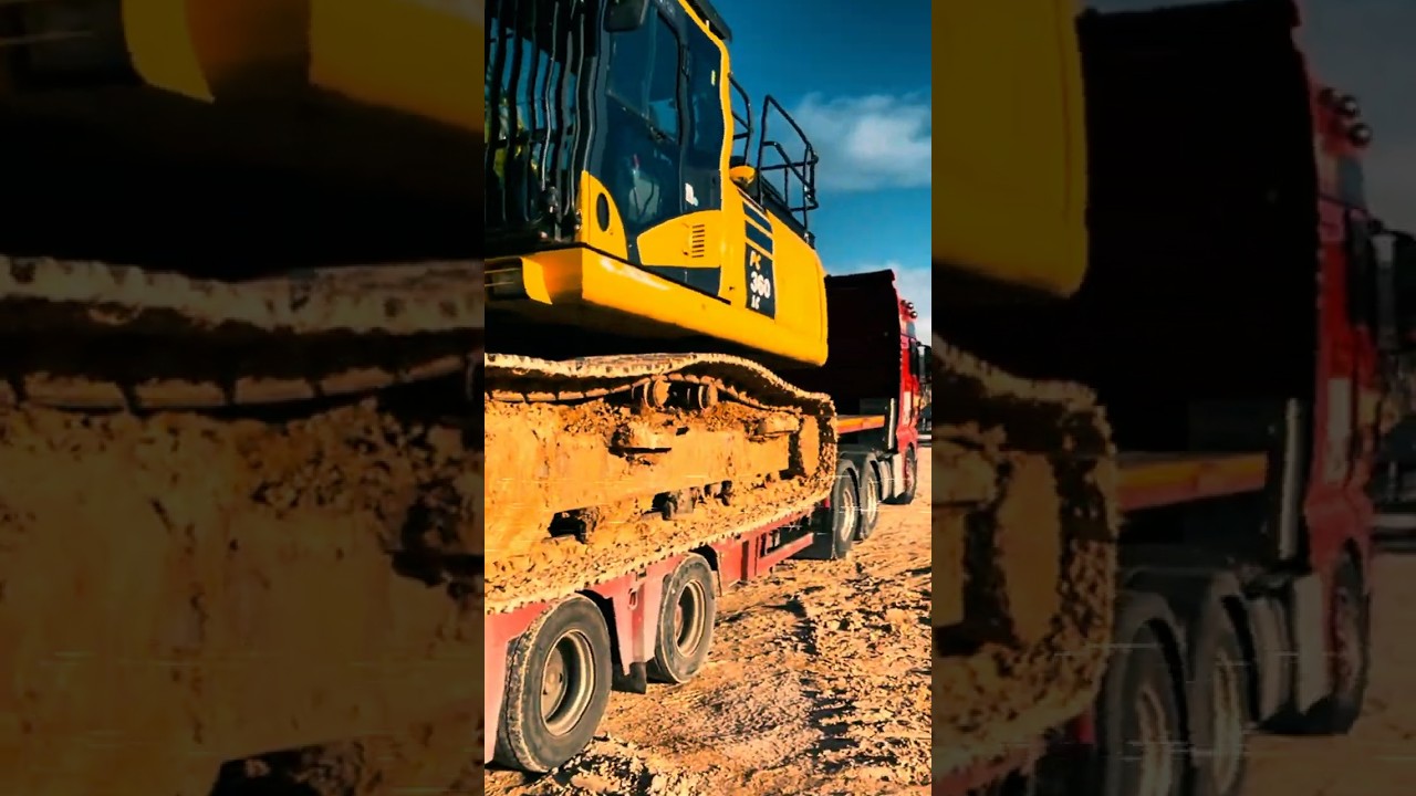 Heavy Haulage Level 1000: Komatsu 360 + Crane Tracks Beast Mode