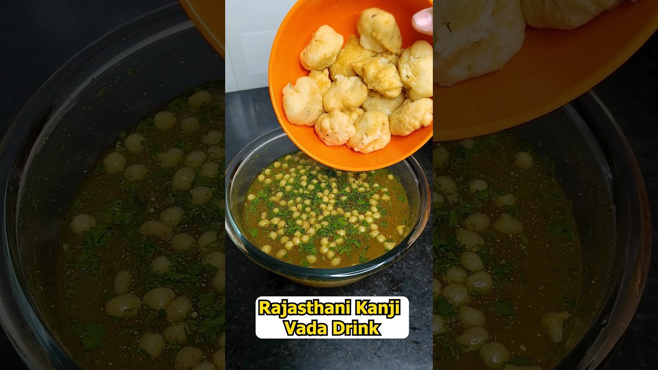 Rajasthani Kanji Vada Drink | Kanji Vada Recipe | Holi Special
