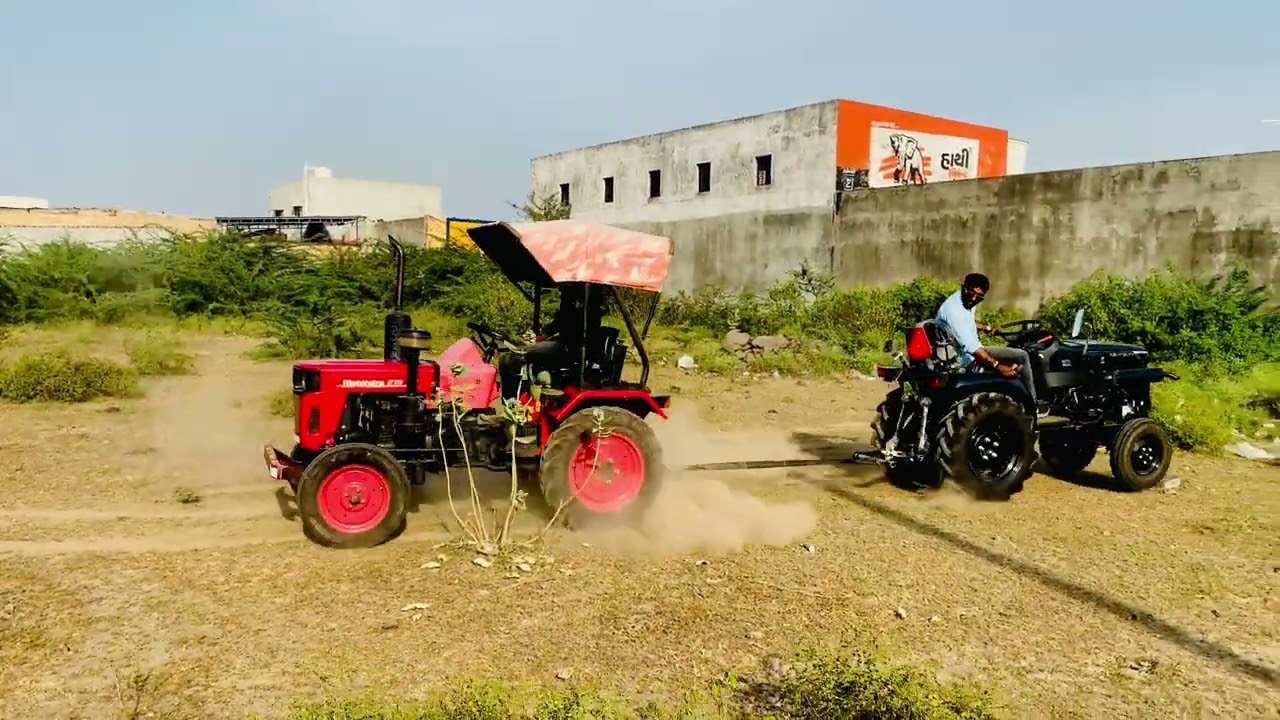 Captain vs Yuvraj tractor demo