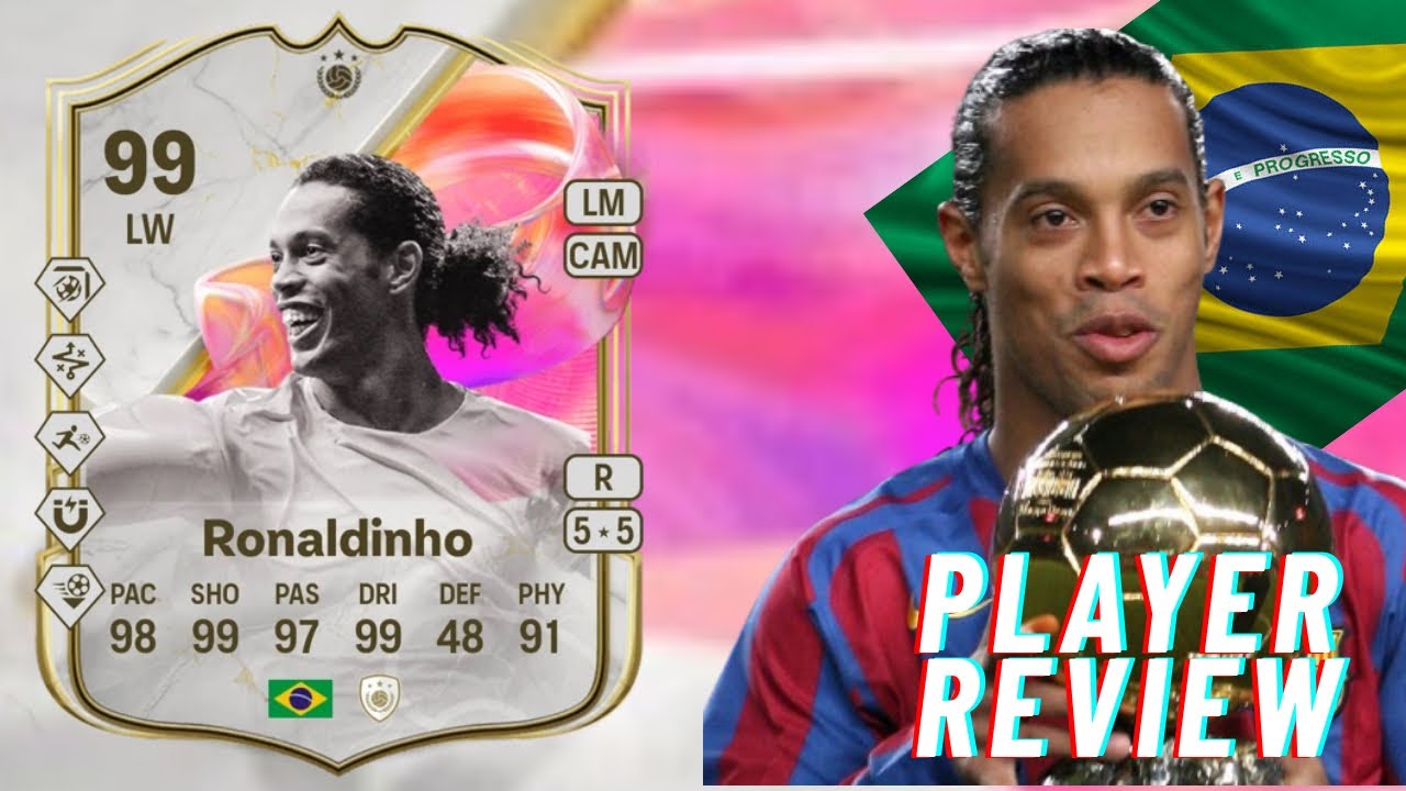 HOW IS HE FREE!? 99 Futties Icon Ronaldinho! FC25 Player Review!