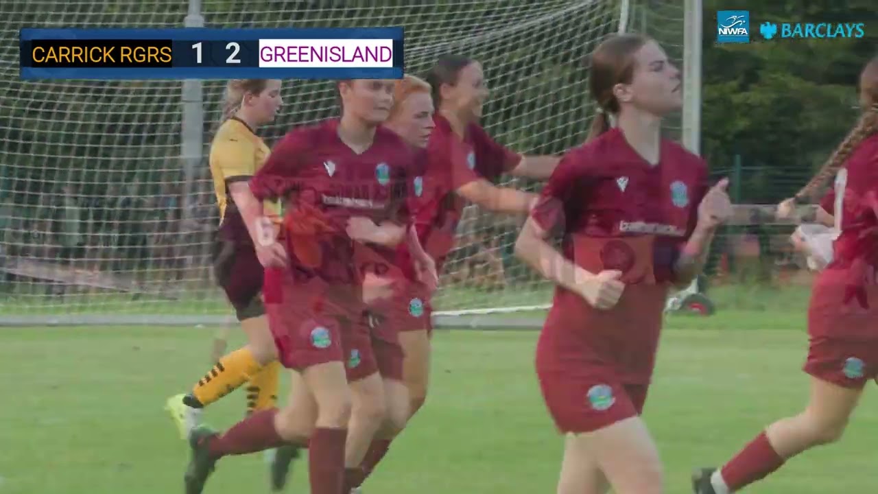 Women's Football Highlights - CARRICK RGRS FALCONS II V GREENISLAND WOMEN II  13/08/25