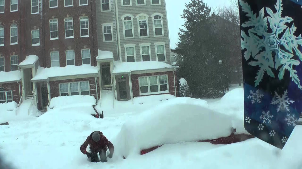 time lapse blizzard 2016 MD