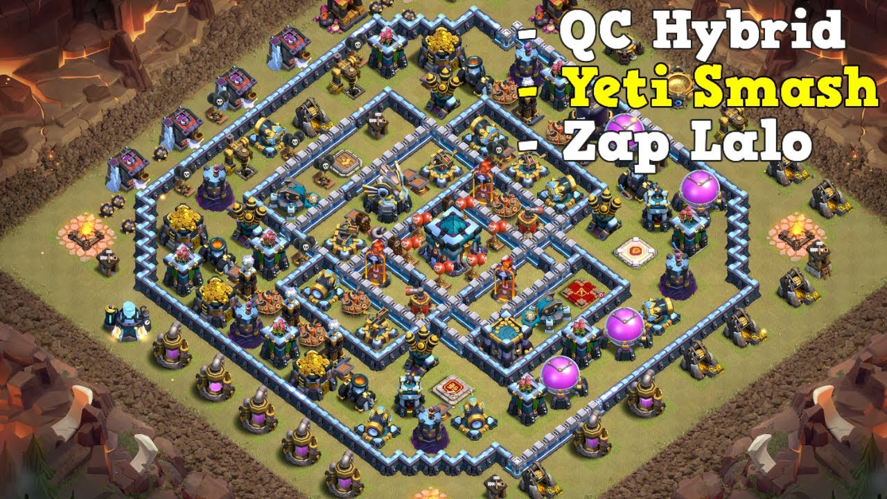 How to 3 Star Popular Bases - 3 Strategies Yeti Smash, QC Hybrid, and Zap Lalo  | iTzu Base | Raze