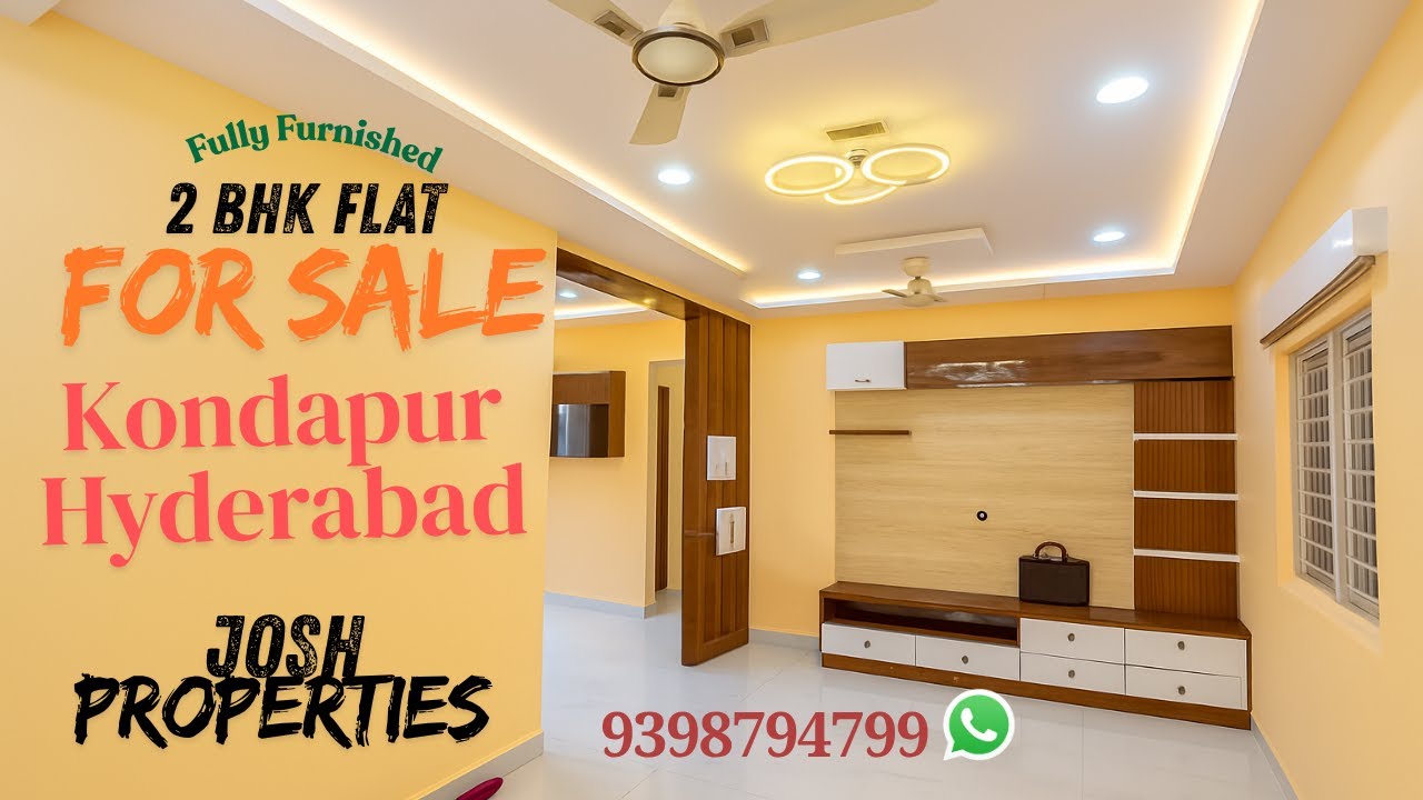 2BHK Flat for Sale in Hyderabad | Fully Furnished | Budget Friendly Apartment Tour