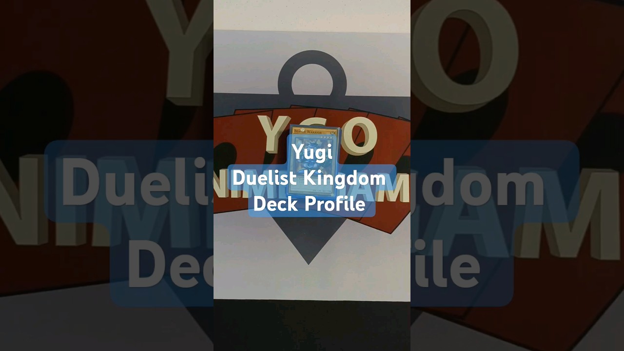 Yugi Duelist Kingdom Character Deck Profile