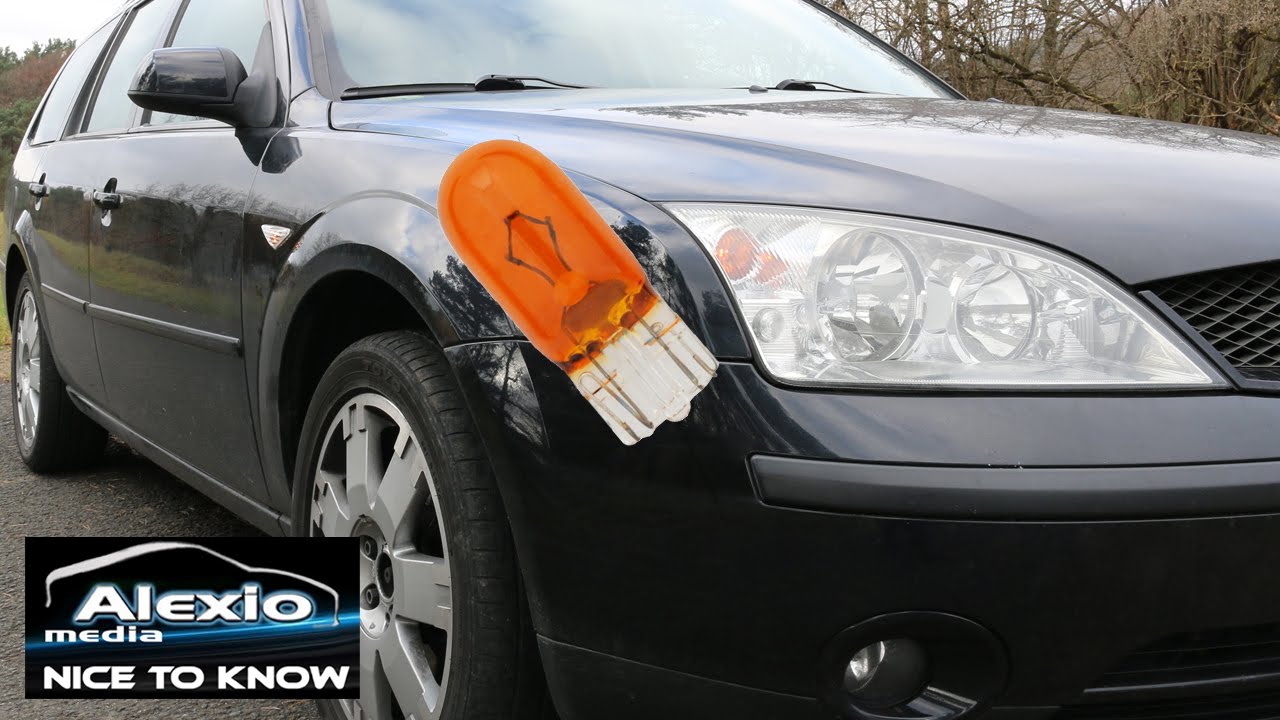 💡Mondeo MK3 Seitenblinker , Seitenblinkerbirne wechseln - Replace side indicator bulb - HD