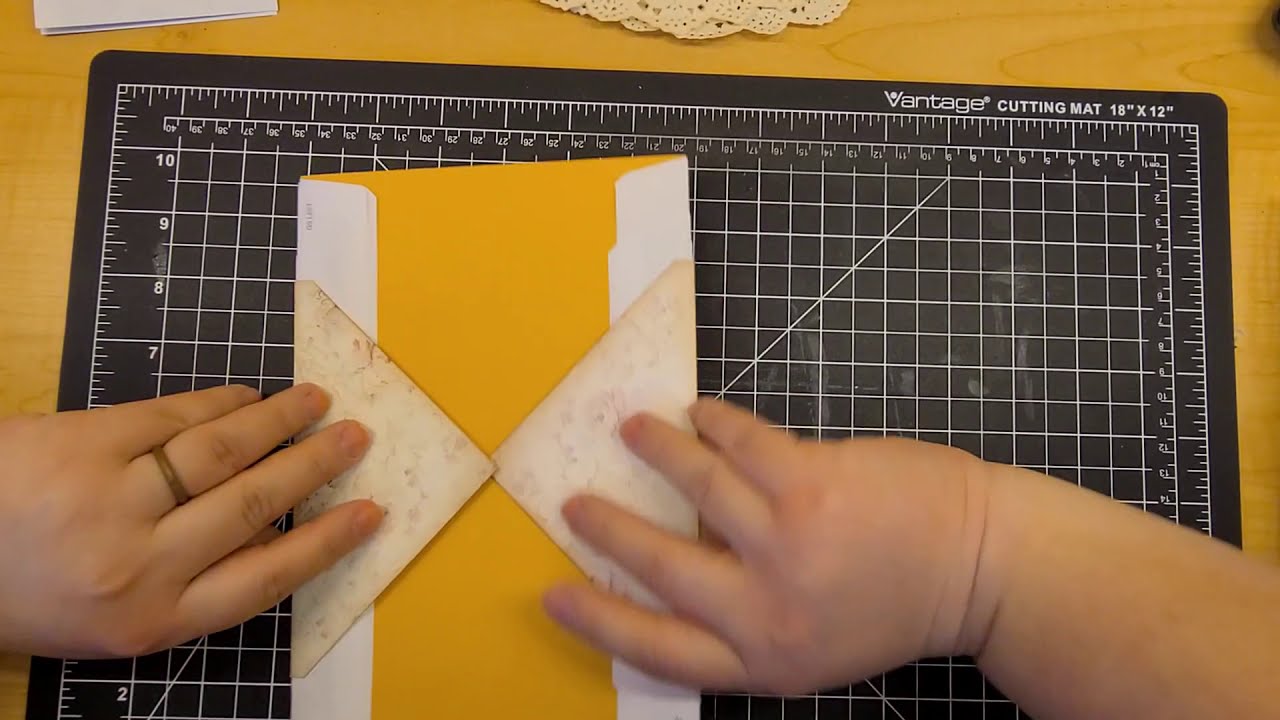 Craft with me: Stacked envelope journal part 1
