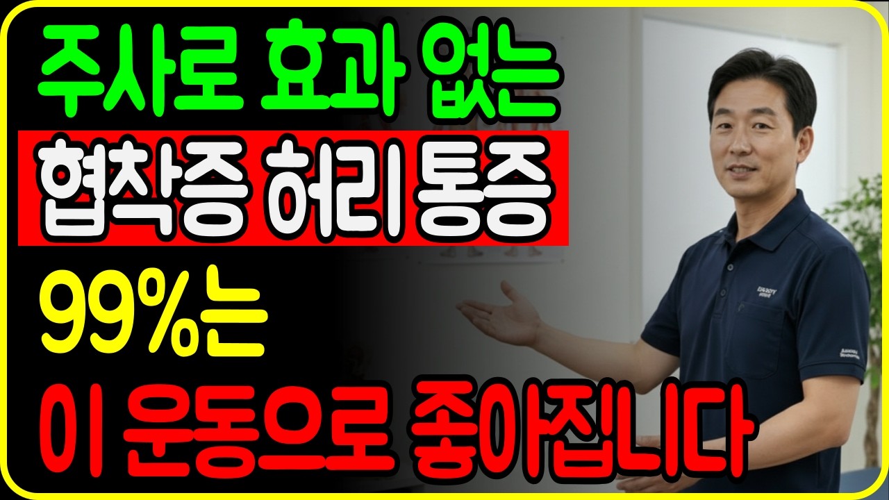 협착증인데 주사만 맞고 계신가요? | 협착증 99% 좋아지는 비법