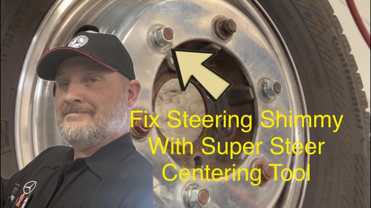 ✅ Fix Sprinter 3500 Wheel Shimmy | SuperSteer Wheel Centering Tool SSWCT-001 Demo 