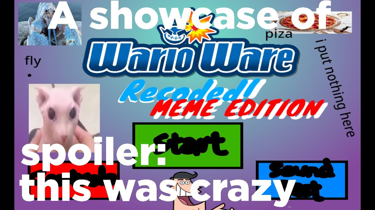 WarioWare: Recoded! Meme Edition Showcase (MY HIGHEST SCORE ON RECODED EVER!?!?)