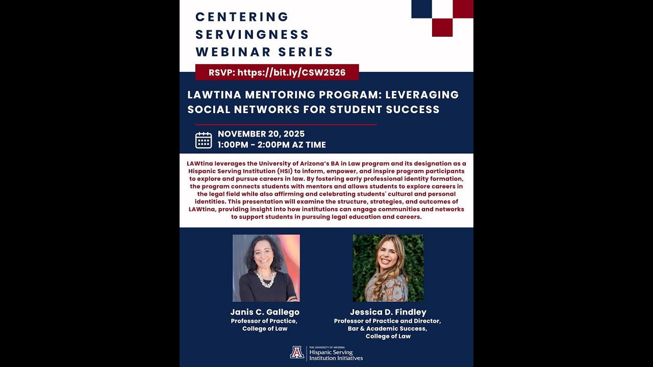 LAWtina Mentoring Program: Leveraging Social Networks for Student