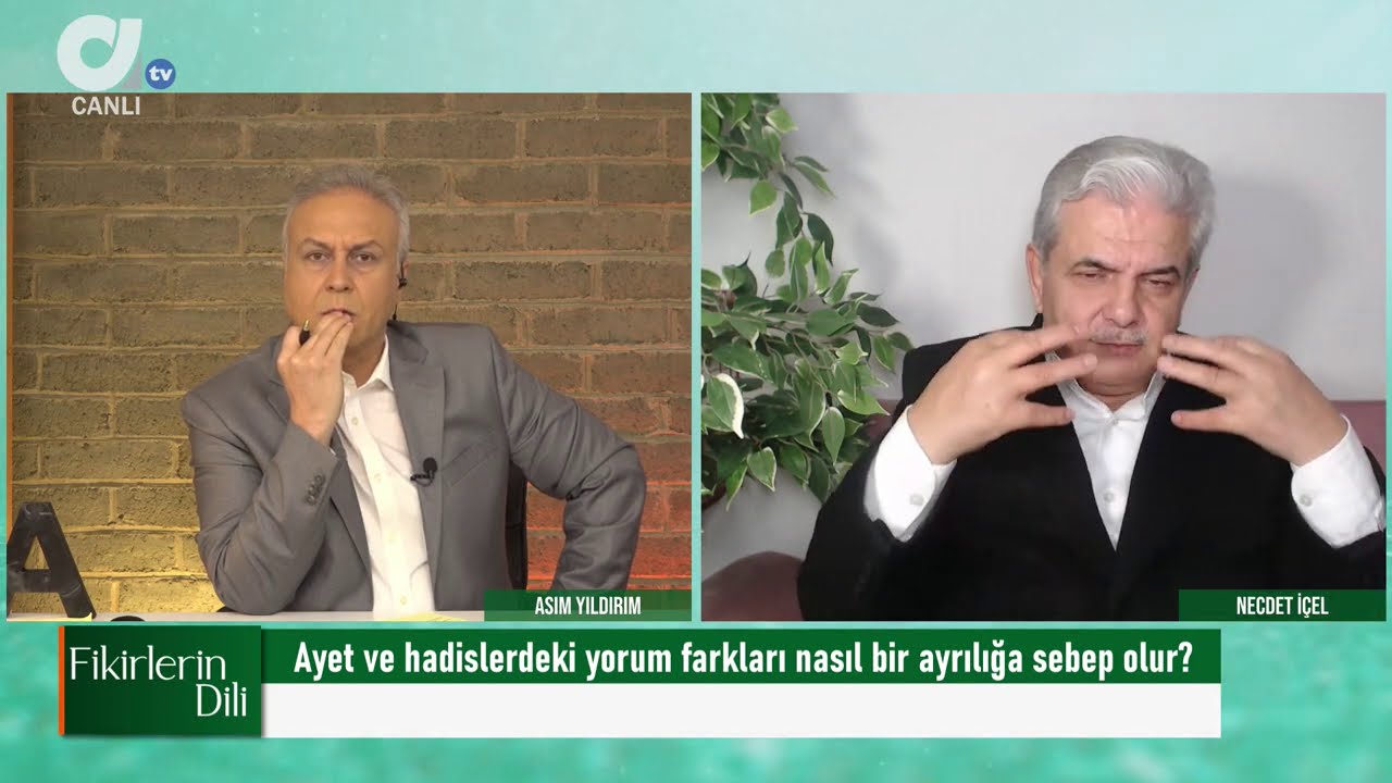 AYET HADİS YORUM FARKLILIKLARI NASIL İHTİLAFA SEBEP OLUR | ASIM YILDIRIM | NECDET İÇEL