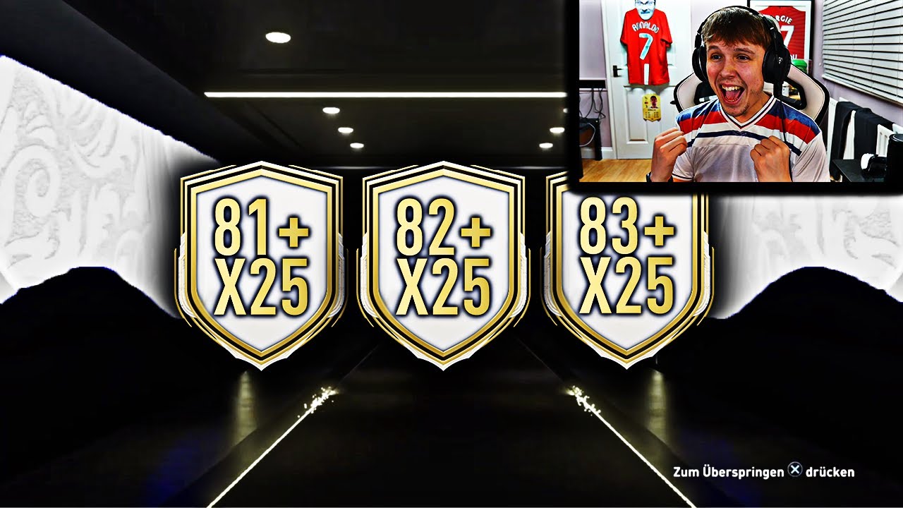 THESE PACKS ARE CLASS! TEN 81/82/83+ X25 ICON SWAP PACKS!!! #FIFA21