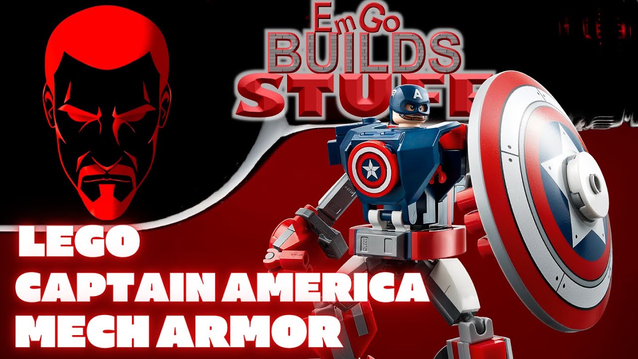 LEGO Avengers Captain America Mech Armor: EmGo Builds Stuff