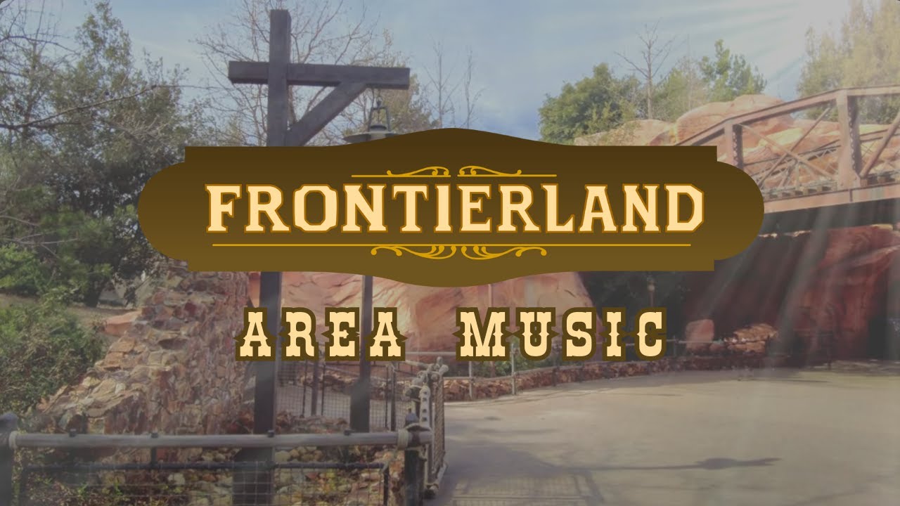 Disneyland Ambiance in Frontierland with Area Music Loop