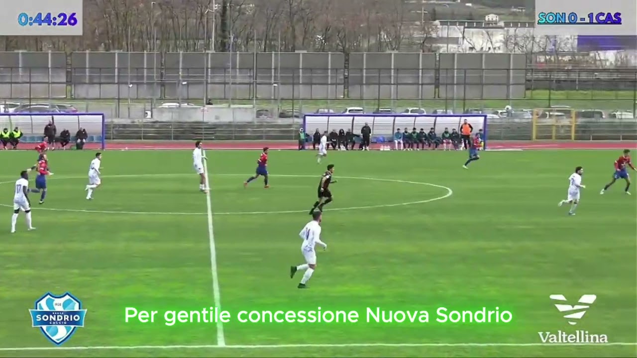 Tutti i gol del match Nuova Sondrio - Casatese Merate 1-2