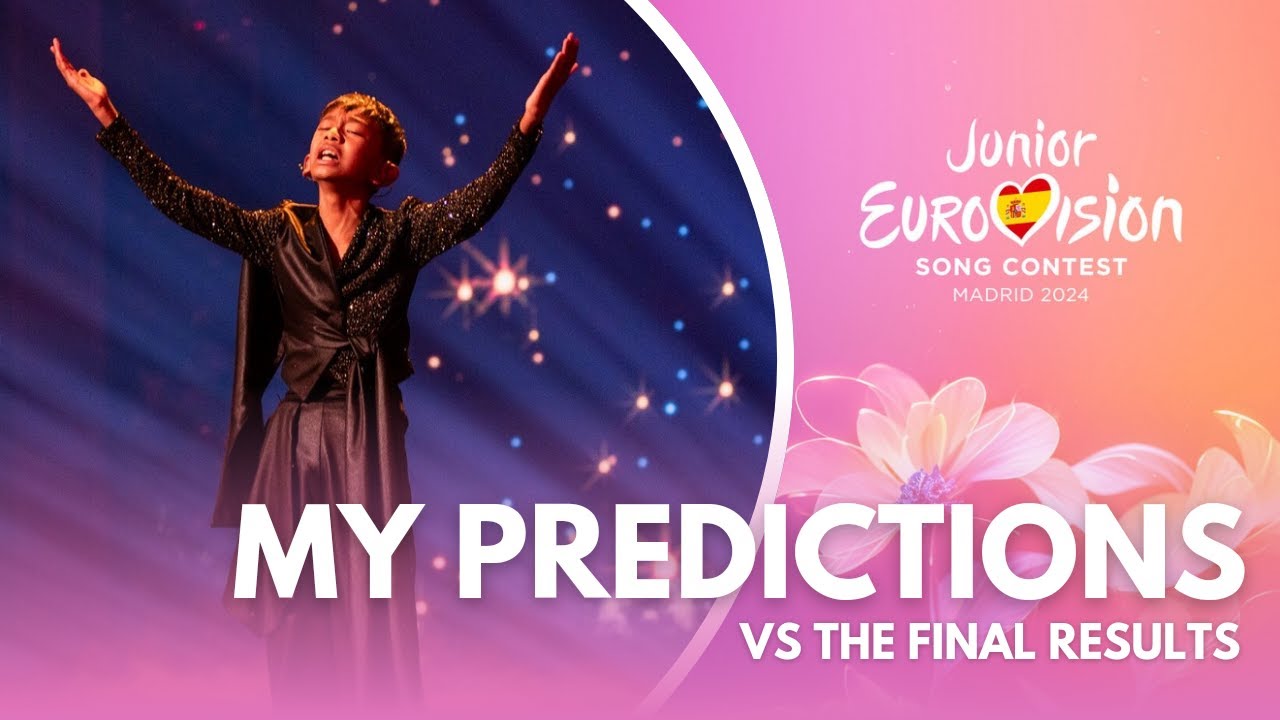 MY PREDICTIONS vs RESULTS | Junior Eurovision 2024