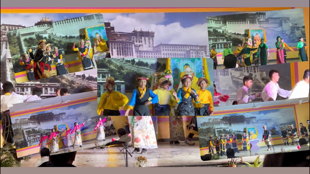 Kollegal Tibetan sambodha school culture show #tibetan #dance #indian #tsawabhumo