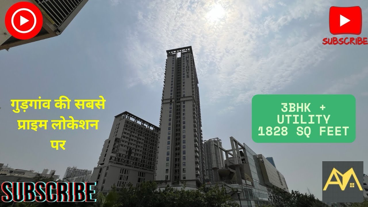 Luxury Apartment for Sale in Gurgaon Sector 65 in M3M Heights | 3BHK, 1828 Sq Feet | 📞:9310028616