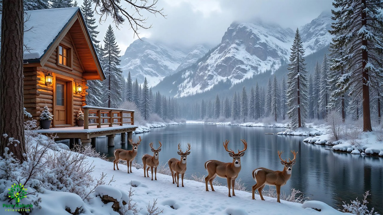 Calming Music to Heal the Heart ❄️ Winter Relaxation with Gentle Nature Sounds for Sleep