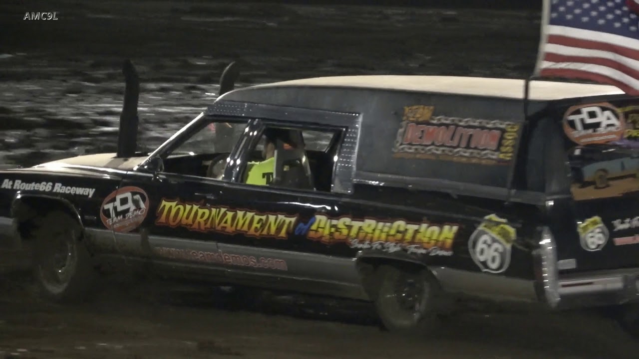 Derby Demolition Cadillac Dirt Oval Route 66 Raceway