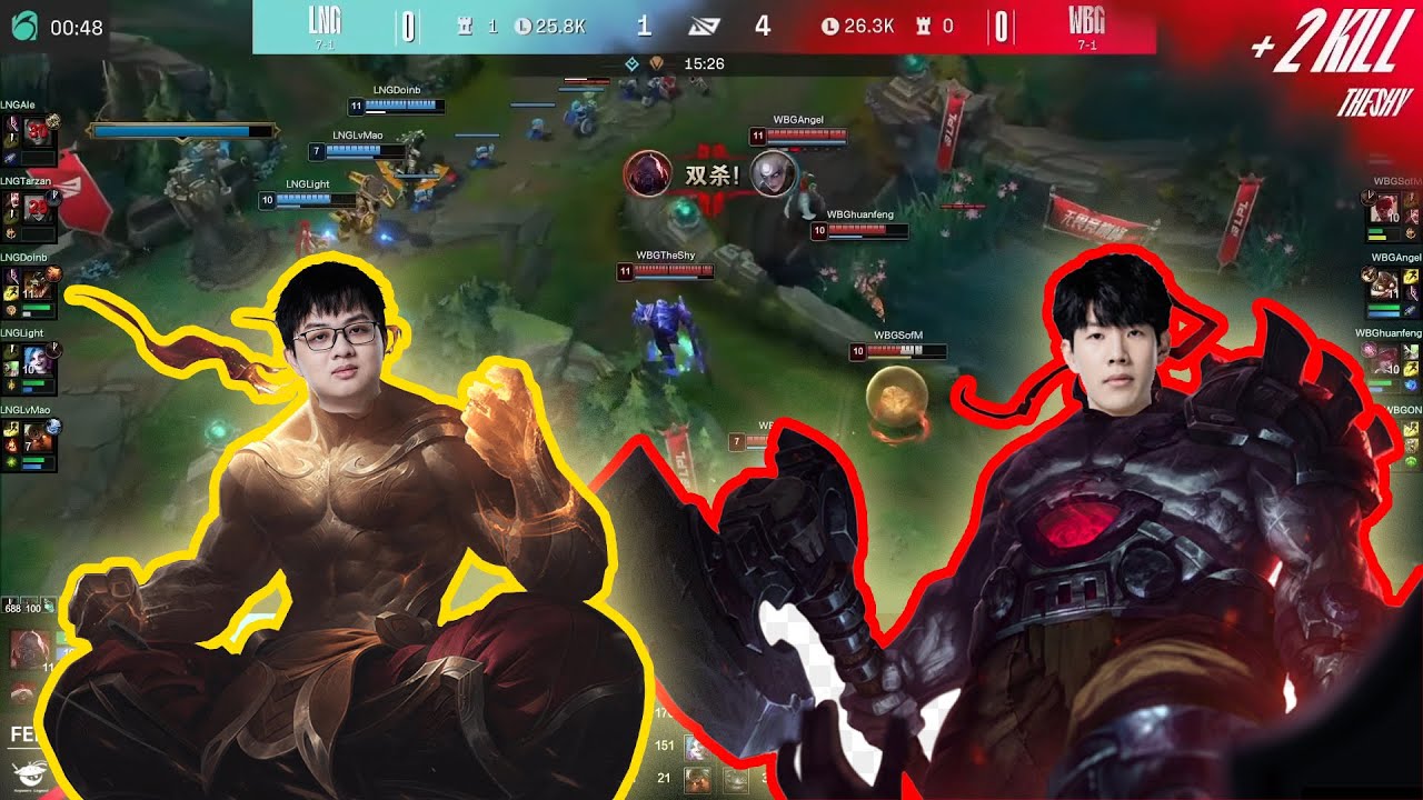 SofM Lee Sin t&oacute;p t&oacute;p... The Shy d&acirc;n tổ h&uacute;c chết Ale + Tarzan  ||WBG vs LNG||