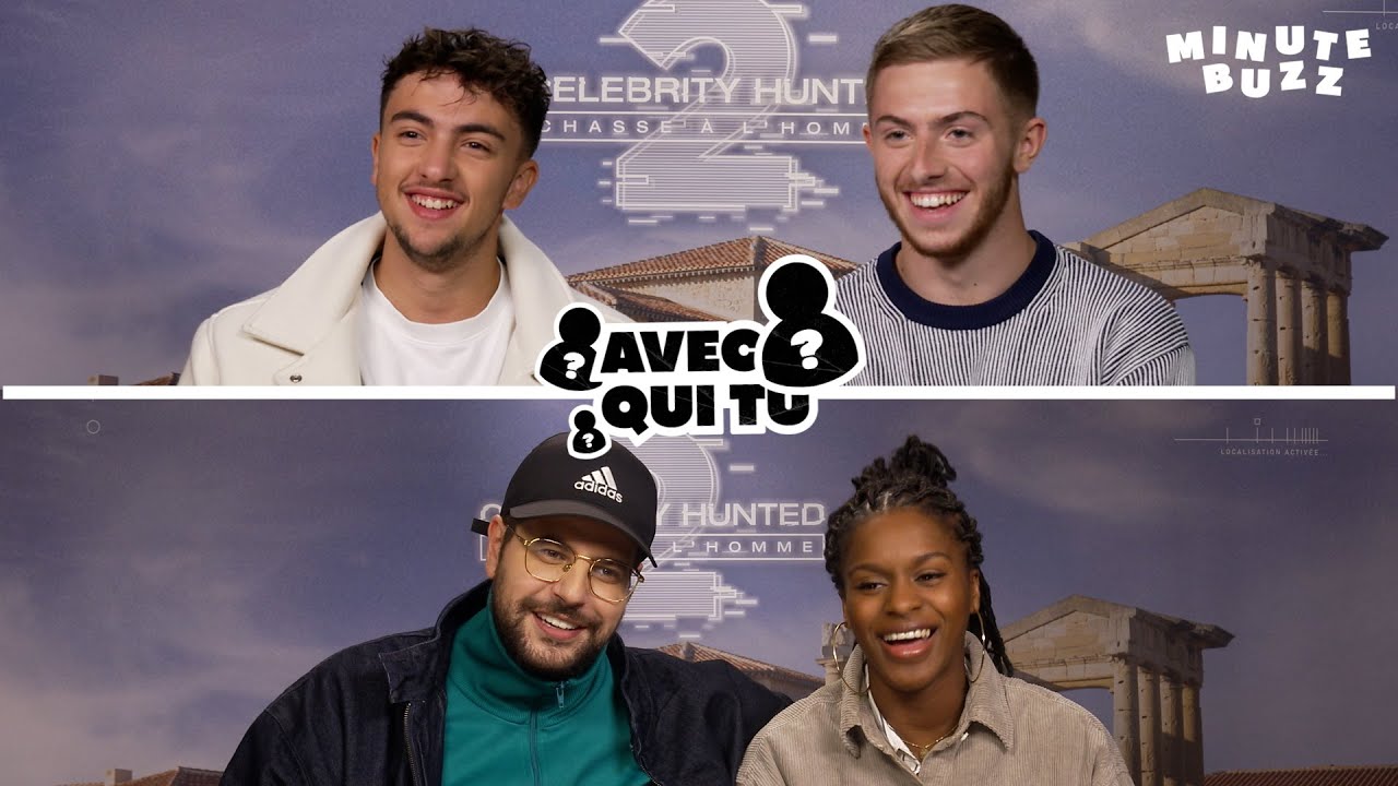 AVEC QUI TU ? avec le quatuor de choc de Celebrity Hunted 👀😂