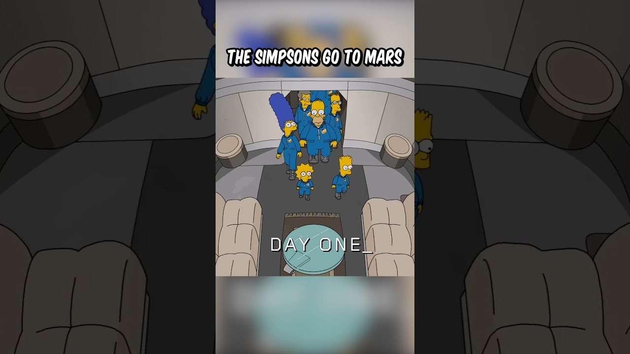 The Simpsons go to Mars