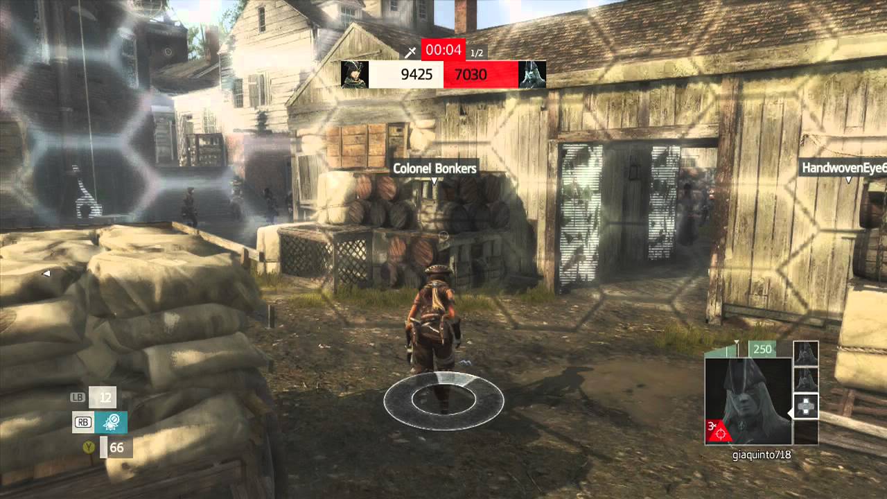 Assassin's Creed IV Black Flag Multiplayer | Competitive Manhunt Gameplay | 6.9k Score