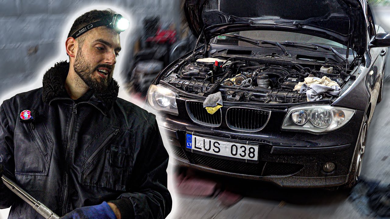 UŽSIDEGĖ TEPALO SLĖGIO LEMPUTĖ? BMW E87