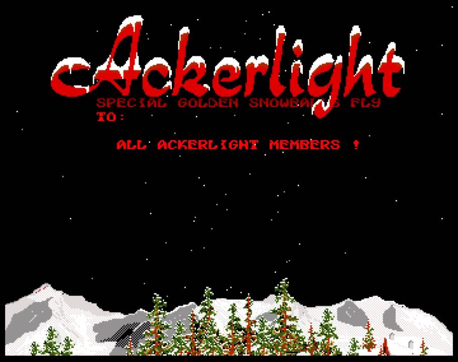 Amiga Cracktro : F16 Falcon / Ackerlight (1988)