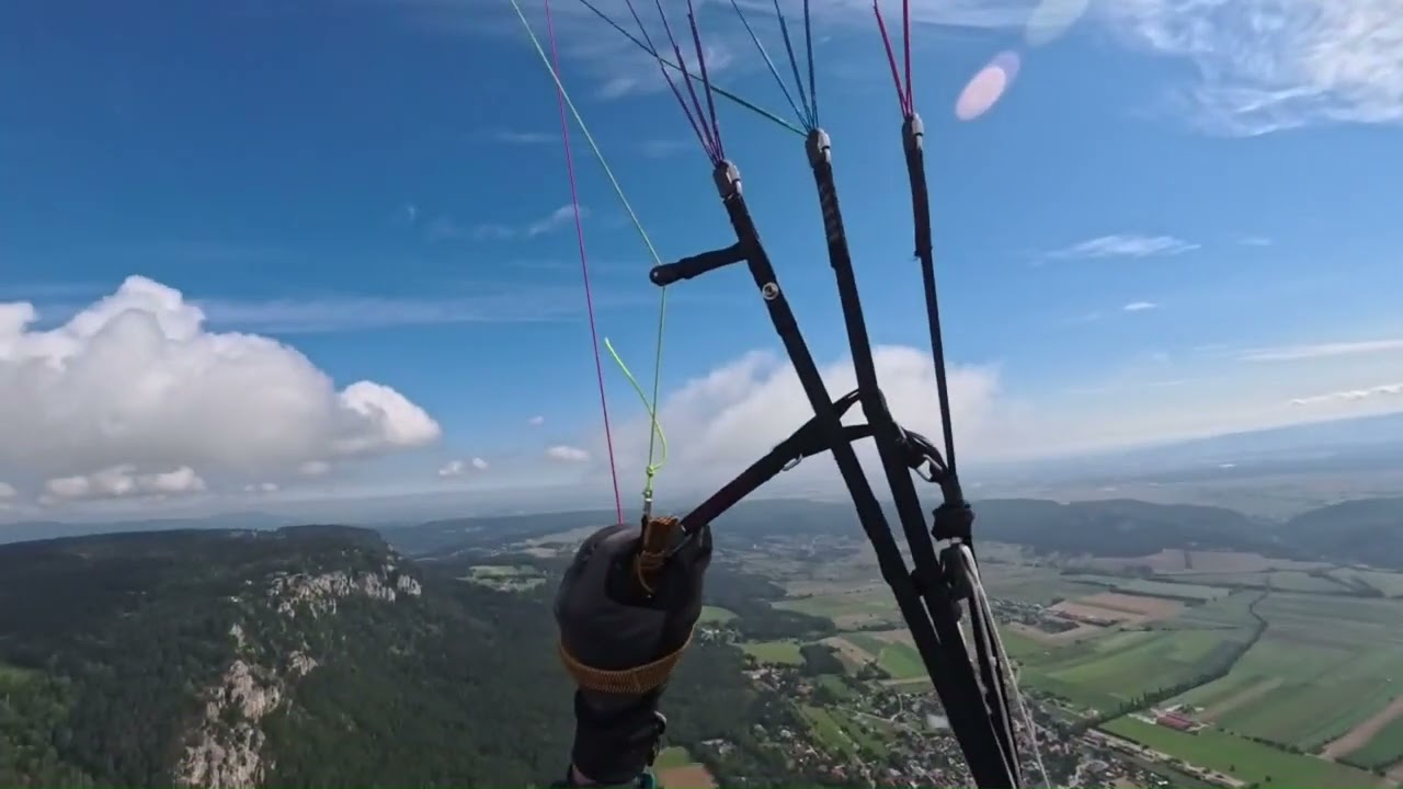Paragliding-Jenda-Marek-Jirka v Hohe Wandu.
