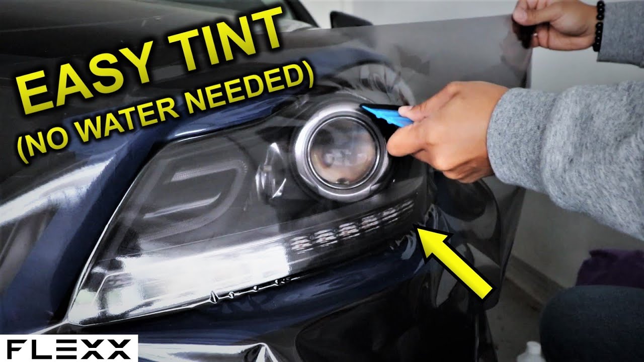 Vivvid Light Smoke tint for my Mercedes headlights. Installs just like vinyl wrap!