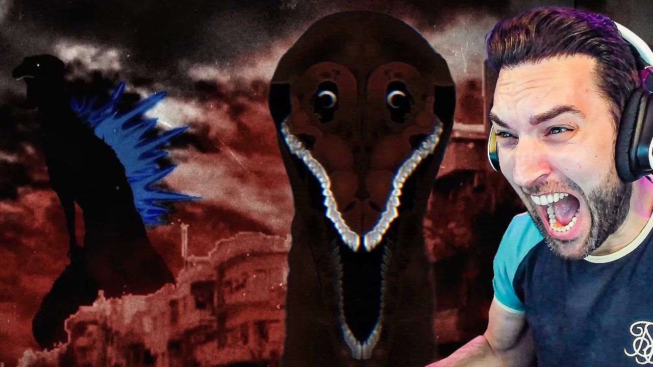 GODZILLA ahora DEVORA HUMANOS! | Cintas Perturbadores sobre Godzilla: Bloodbath "ANALOG HORROR"