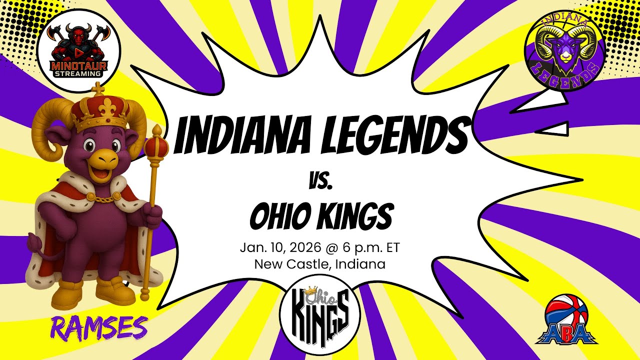 Ohio Kings at Indiana Legends - Jan. 10, 2026