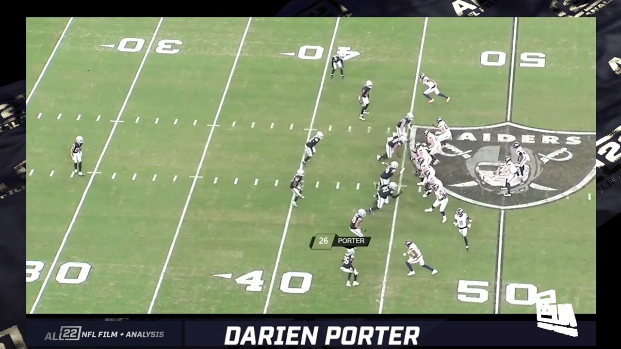 IS DARIEN PORTER BEST SUITED TO BE A COVER 3 CORNER? #raiders #lasvegasraiders @OnceSport