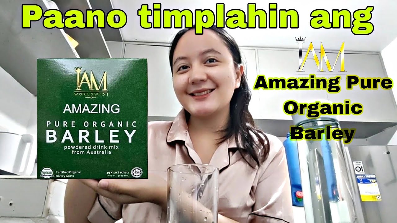 Paano timplahin ang IAM Amazing Pure Organic Barley ni Maritoni Fernandez?
