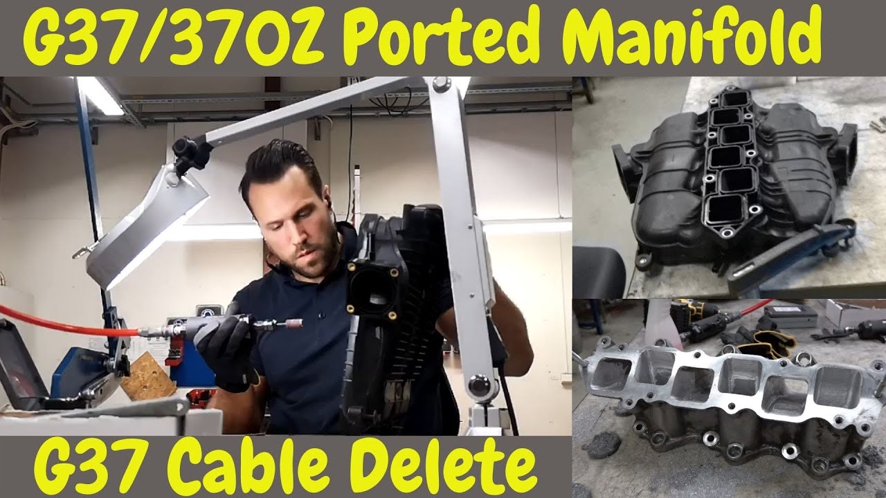 How to port Nissan 370Z/ G37VQ (upper & lower) intake manifold [Infiniti G37]
