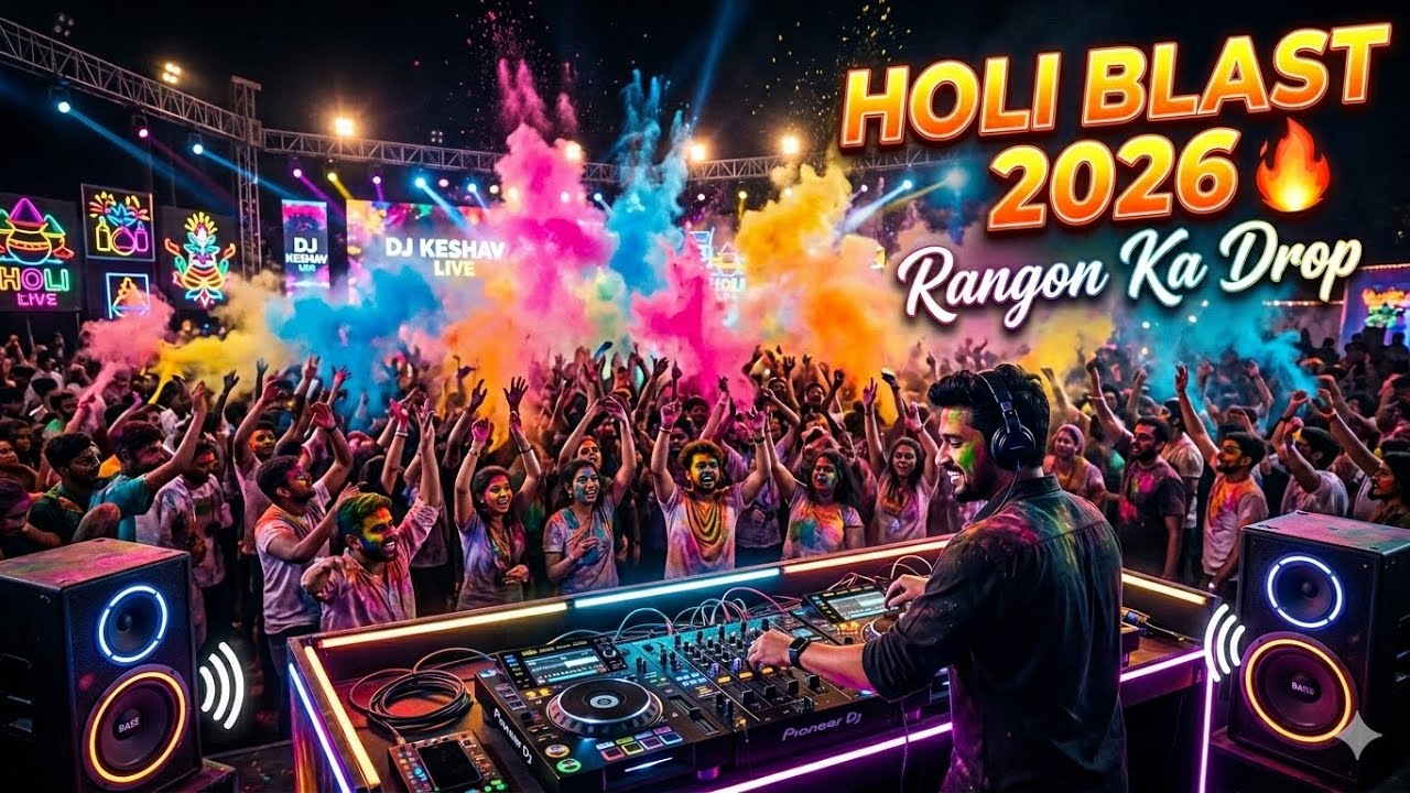 Rangon Ka Drop | Holi DJ Remix 2026 | Festival EDM Party Song | Apx Beats