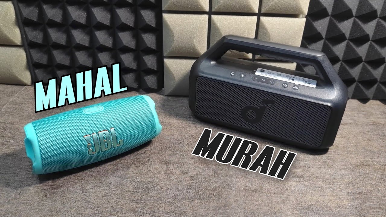 Membandingkan 2 Speaker Terlaris❗️JBL Charge 5 VS Soundcore Boom 2 #speaker #jbl #tws #soundcore