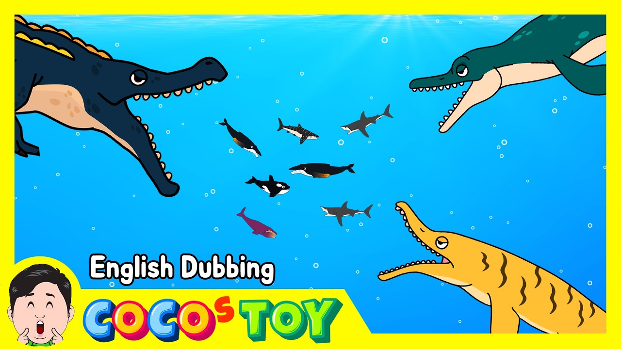 35minㅣEn DubbingㅣA collection of ichthyosaurs storiesㅣAnimals name, KidstoonㅣCoCosToy