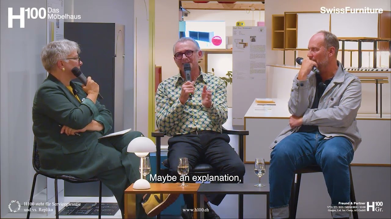 Schweizer Designklassiker im Dialog über das Werk von Kurt Thut, 12.09.2025