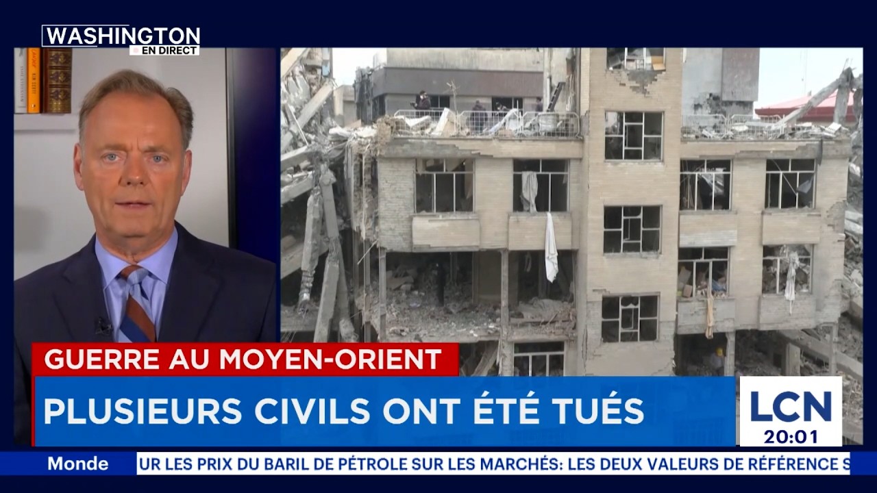 Guerre au Moyen-Orient: de nombreux civils tués dans les frappes