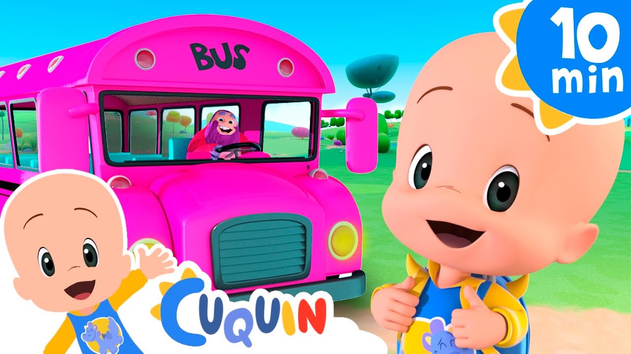 Naik Bus Warna-Warni yang Seru! - Nursery Rhymes Indonesia | Cleo & Cuquin