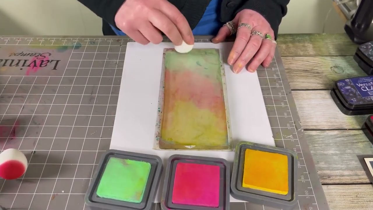 Quick Crafts: what you can make with Gel press and Distress oxides 🤩