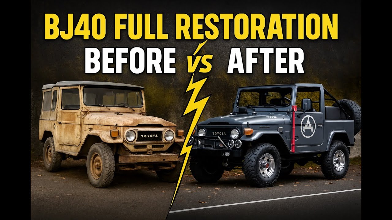 Monster BJ 40 full restoration යකෙක් මෙල්ලවුනු විදිහ | SL Chop Shop |