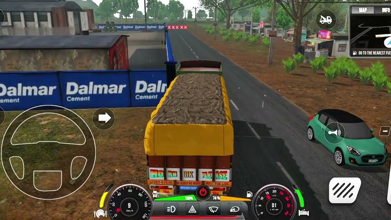 🚚 Engine Overheat Warning 🌡️ | Cooling Stop Mission | Truck Simulator Gameplay In Hindi