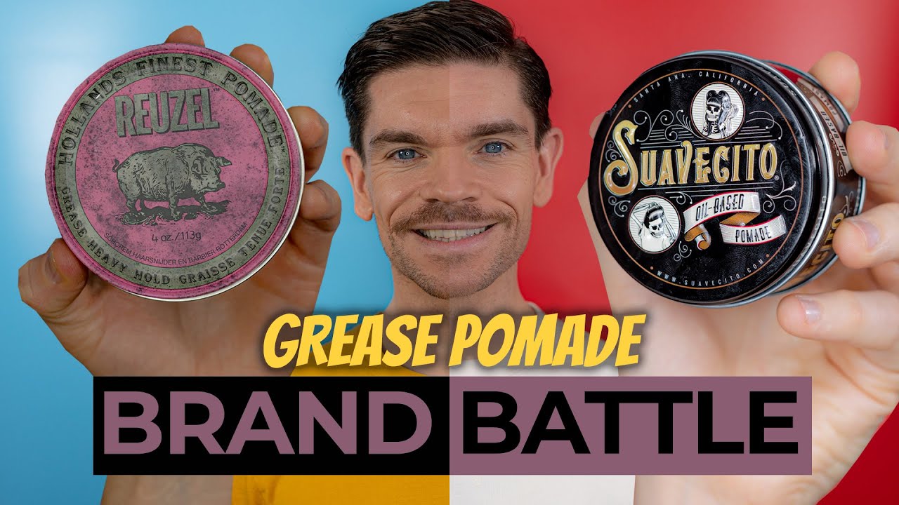 Reuzel Grease Pomade vs. Suavecito Oil-Based Pomade | Brand Battle