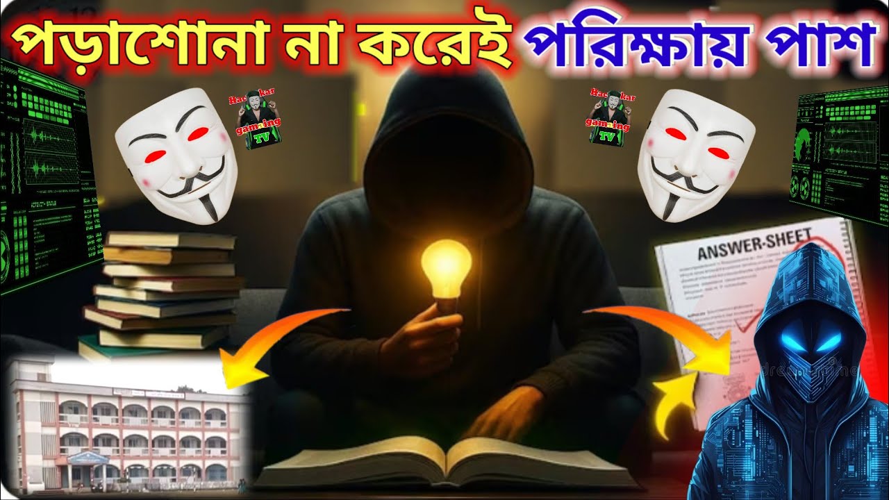🛑পরীক্ষায় পাস করা নিয়ে মজার ব্লগিং ভিডিও 😍. School exam funny vlog video. Hackel Gaming vlogs . 