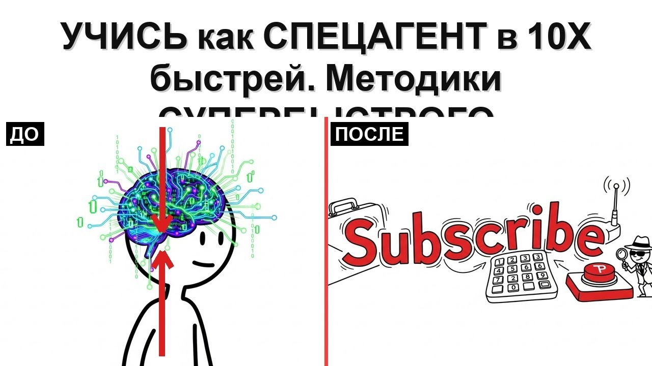 Как УЧАТ  ШПИОНОВ: 3 Секрета Быстрого Обучения